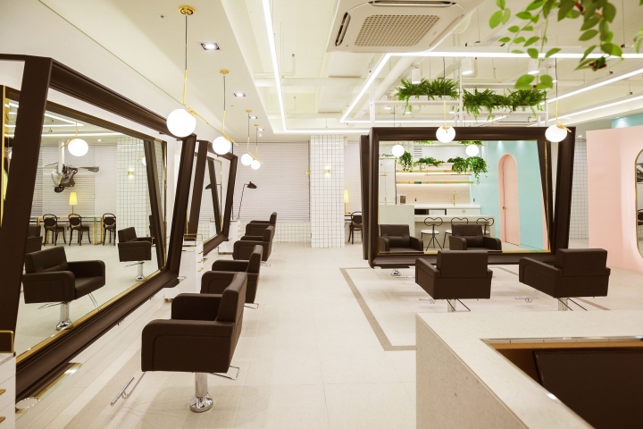 高端美容美發(fā)店裝修效果圖
