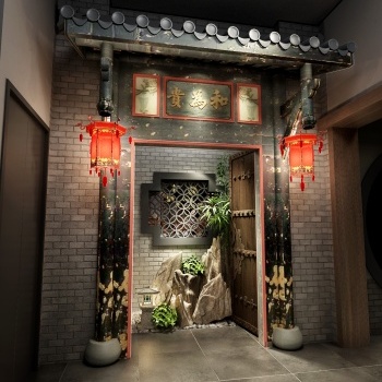 火鍋店門頭裝修設(shè)計效果圖照片大全