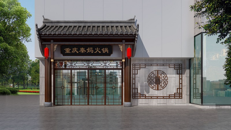 火鍋店裝修使用仿古瓦后裝修效果怎么樣？