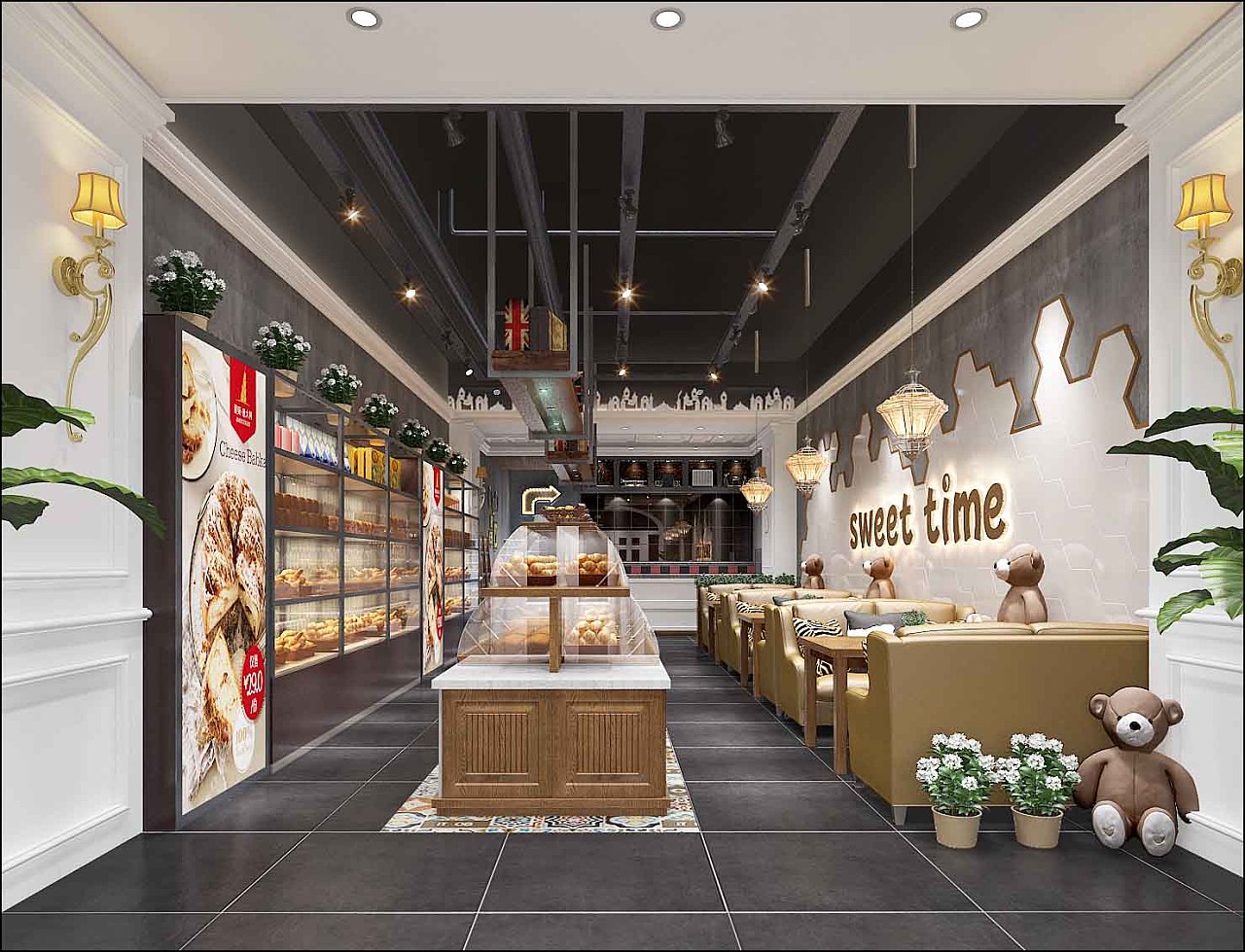 成都蛋糕店装修设计公司告诉你蛋糕店装修技...