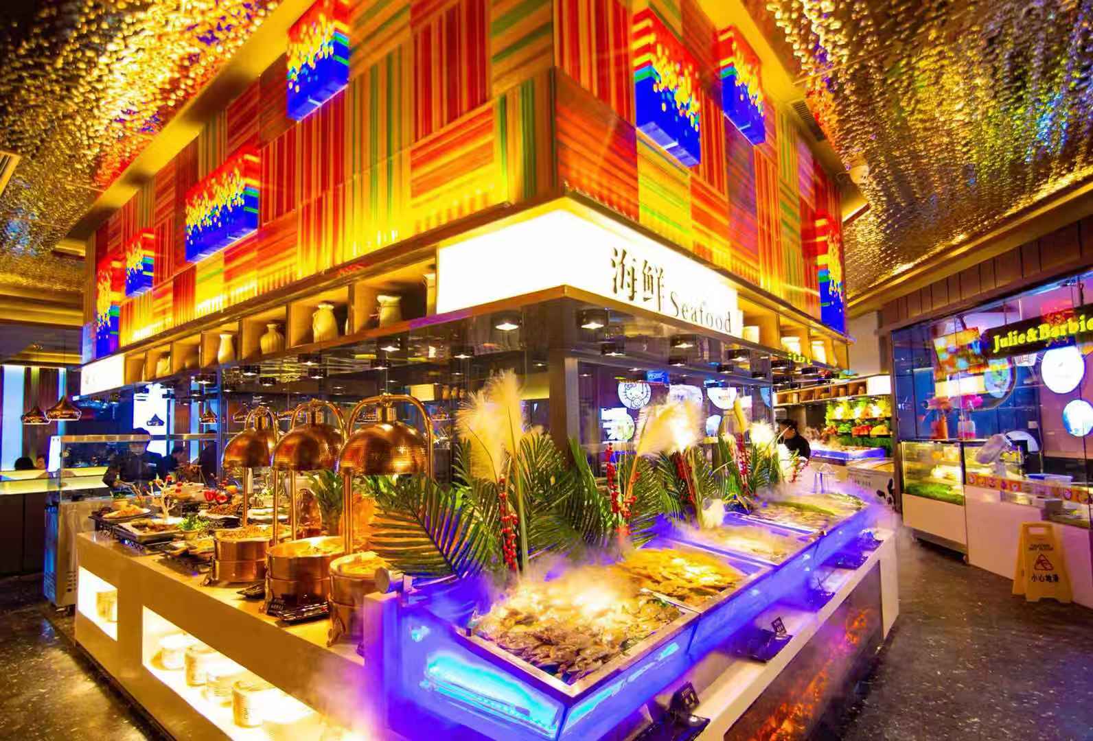 酒樓飯店明廚檔口設(shè)計(jì)及窗口裝修